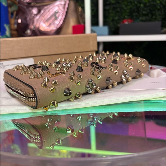 NWT Christian Louboutin Panettone Long Wallet 31752245271 Tan / Brown - Picture 14 of 14